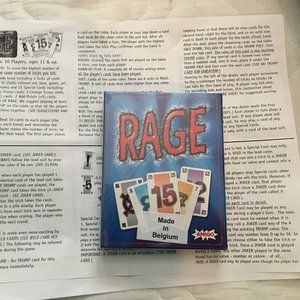 Rage Card Game (see description!)
